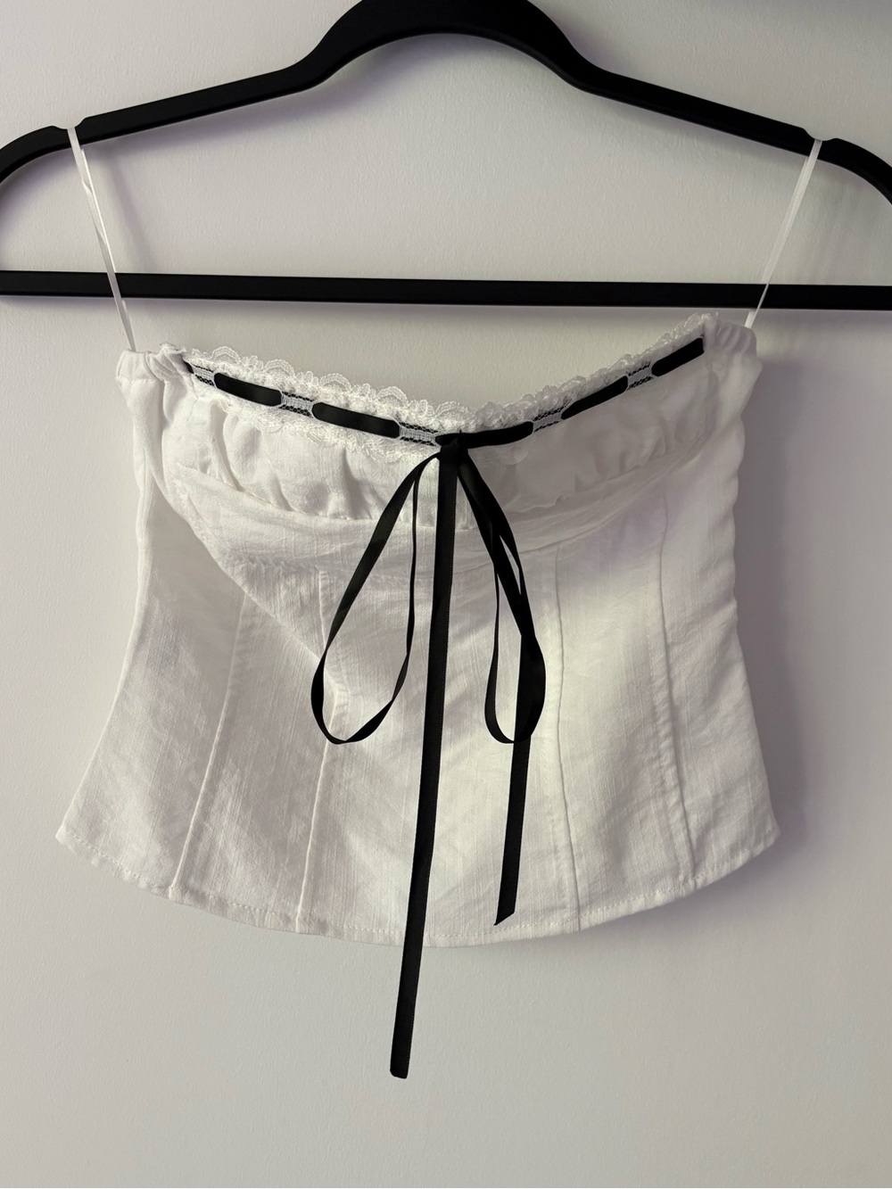 Princess Polly White Strapless Corset Top - Size 0